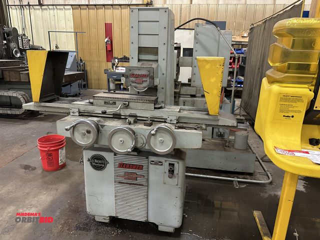 Lot 1-15108 - (1) Gardner, model 618, 6" surface grinder with 6" x 18" permanent magnetic chuck and manual feed, 3...