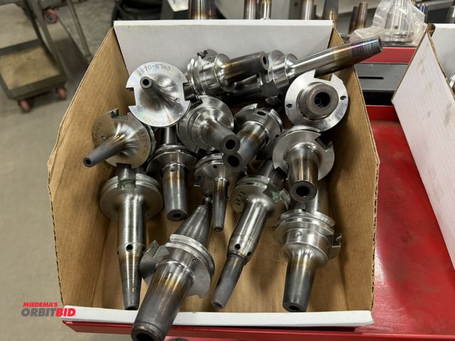 Lot 1-1938 - Lot of (14) Cat 50 shrink fit tool holders.