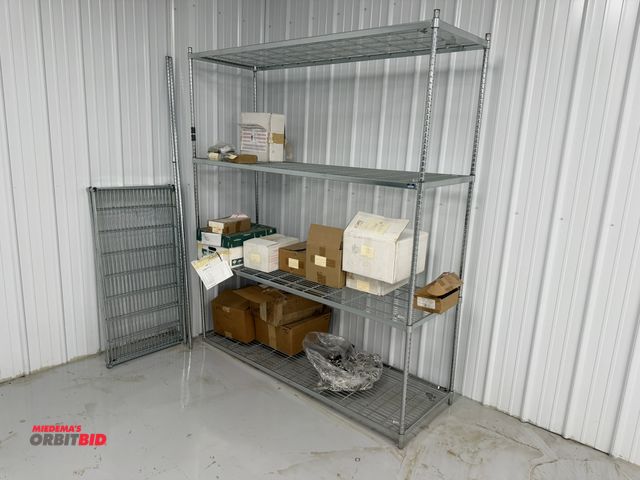 Lot 1-4894 - (1) Metro metal rack, 72" x 24" x 84" tall, includes (7) shelves, (6) legs, does not include content...