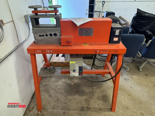 Lot 1-6339 - (1) Strip Technology wire stripper, model 3000, with a 3 HP electric motor, single phase, 208-230V, ...