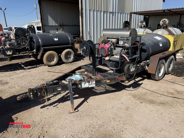 Lot 1-18201 - 2019 Wylie Pressure washer trailer, pressure pro power washer, 3500 PSI with Honda gas engine, 2-hos...