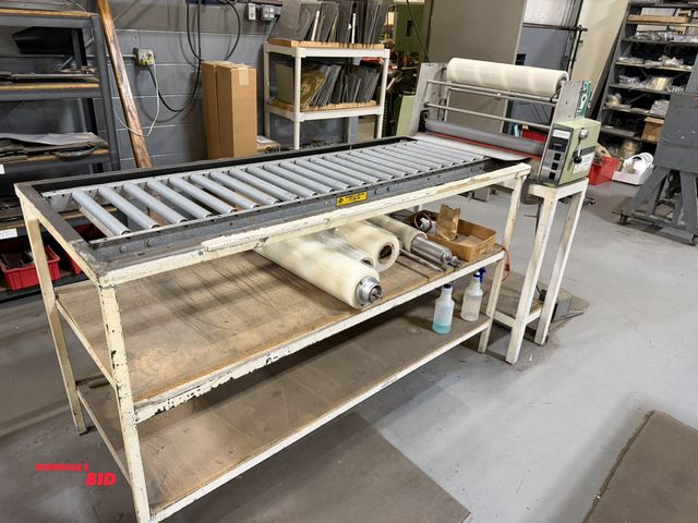 Lot 1-18972 - (1) 1987 Dupont Cromalin laminator, 110V, S/N 106086, 115V, single phase, 24" roller capacity, with ...