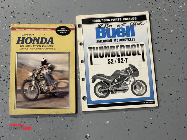 Lot 1-8312 - Lot including (1) Clymer Honda 125-200 CC Twins, 1964-1977 Service-Repair-Performance Manual, #M321,...