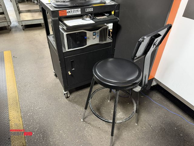 Lot 1-12557 - (1) Luxor 24" width x 37.5" height x 18" depth rolling computer stand with locking casters, lower ca...
