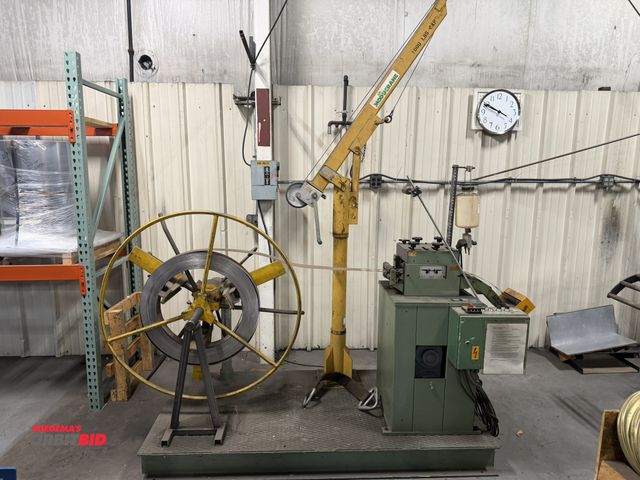 Lot 1-18514 - (1) 1982 Automatic-Systeme, model 81/92,Type 1645-BV, feeder straightener, 480V/110V controls, S/N A...