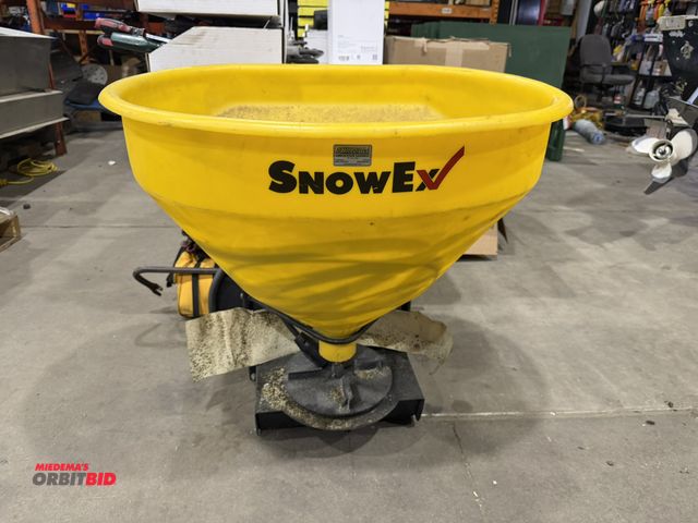 Lot 1-18565 - (1) SnowEx hitch mount salt spreader with 2" x 2" hitch, working condition unknown.