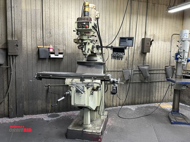 Lot 1-17653 - (1) 1999 Acer, model EVS-3VKH, vertical milling machine, "E-mill", S/N 99070649, with a Newall, mode...