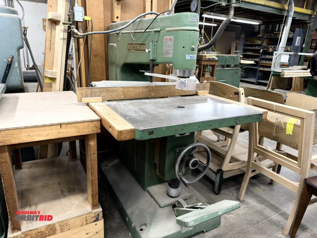 Lot 1-16617 - (1) Northwood, model NW-761, 3 phase motor, router unit, foot pedal lift, 35 1/4" x 23.5" table, and...