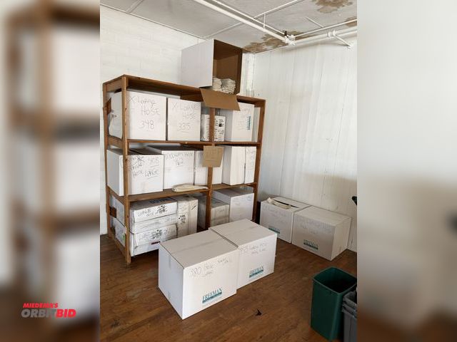 Lot 1-4758 - (1) lot of assorted leg hose, sizes include M up to 2XL, all new in box, wooden shelving unit, 84" w...