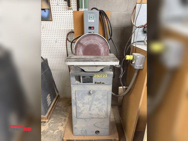 Lot 1-16646 - (1) Rockwell, Category 31-126, 12" disc sander, tilting table, 1 HP, 115/230V, single phase motor, m...
