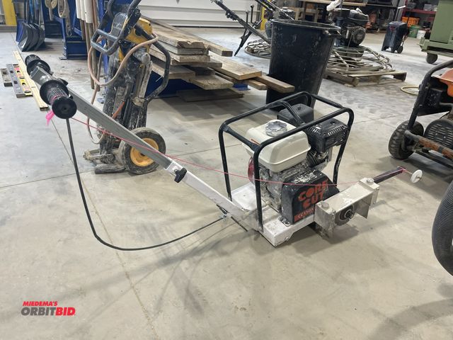 Lot 1-18832 - (1) Core Cut CC150XL walk-behind concrete saw with a Honda GX160 gas motor, unit appears to be in wo...