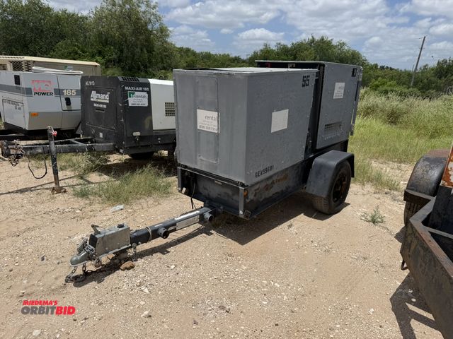 Lot 1-9457 - (1) Magnum towable generator, 70 KW, diesel engine mounted on single axle chassis, jack, stand, ball...