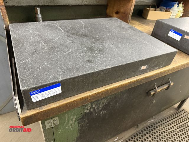 Lot 1-1754 - (1) black granite surface plate, 24" x 18" x 3".