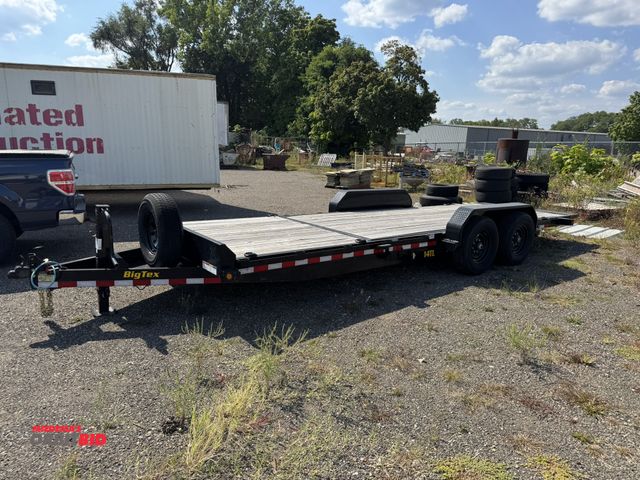 Lot 1-4622 - 2022 Big Tex 14TL-22BK Flat Bed Trailer (1) tandem axle tilt trailer, 14,000 lb. GVWR, wood deck, 22...