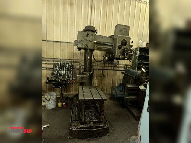 Lot 1-16120 - (1) American Hole Wizard radial arm drill with Jacobs #18N, 3/4" capacity chuck, variable spindle sp...
