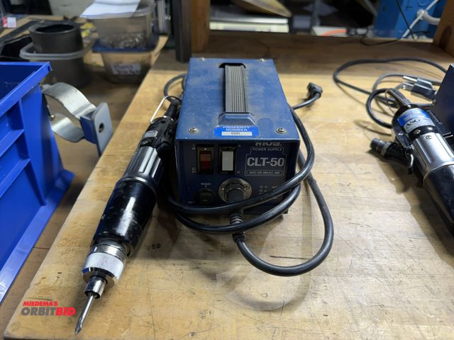 Lot 1-18857 - (1) ASG H10S electric screwdriver, CLT-50 power supply, 120V, in working condition.