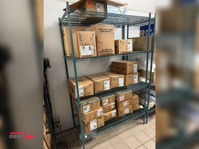 Lot 1-11129 - (1) 47" width x 75" height x 24" depth Metro rack with 4 adjustable height shelves, contents not inc...