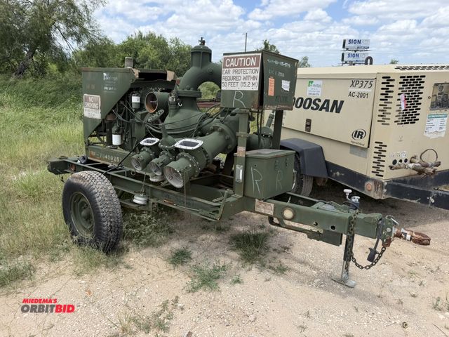 Lot 1-9461 - (1) 1986 Barns Pump dewatering pump, model US690ACD1, 4-cylinder diesel engine, 4" intake/discharge,...