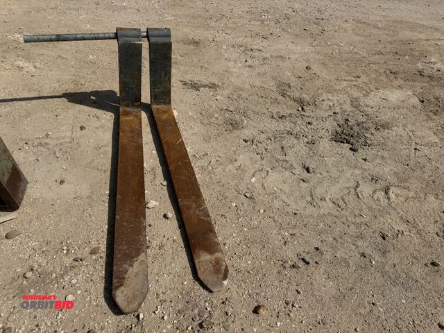 Lot 1-9562 - Set of skytrak forks, 60" long x 6" wide