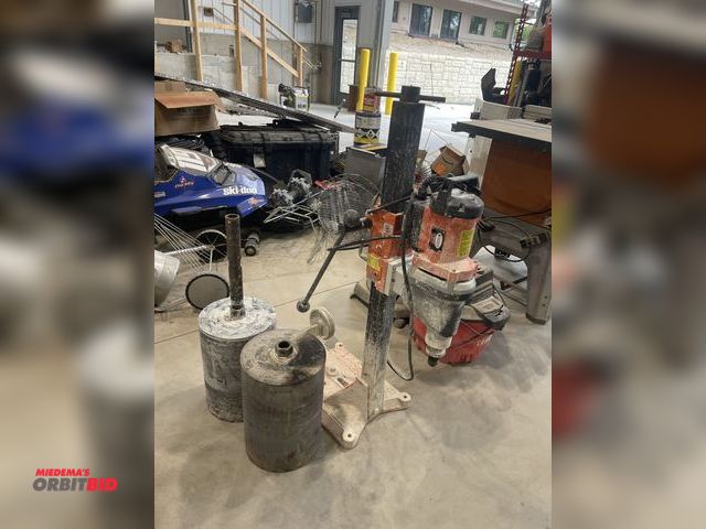 Lot 1-18868 - (1) 2022 Diamond Products Core Bore Core Drill with stand, model CB733, 3-speed drill motor, include...