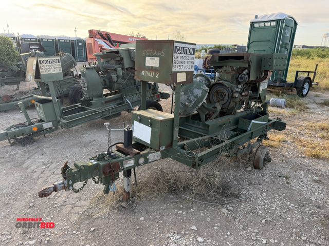 Lot 1-9623 - (1) 1986 Barnes Pump, model US690ACB-1 De-Watering Pump, 4 cylinder diesel engine, mounted on single...