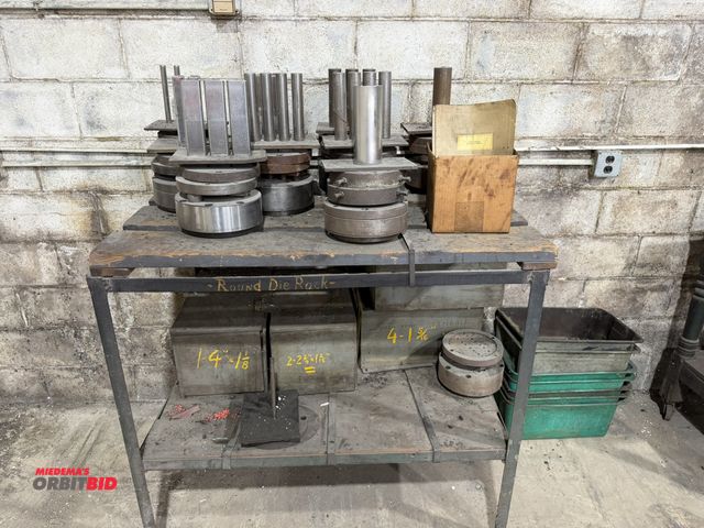 Lot 1-13382 - Lot of assorted dies for die machines in previous lots.