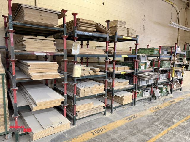 Lot 1-16101 - Lot of approx. (25) 35.5" width x 8" height x 48.5" depth steel stackable racks, most with approx. 1...