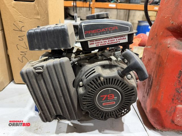 Lot 1-18603 - (1) Predator 79cc gas engine with 5/8" horizontal drive shaft.