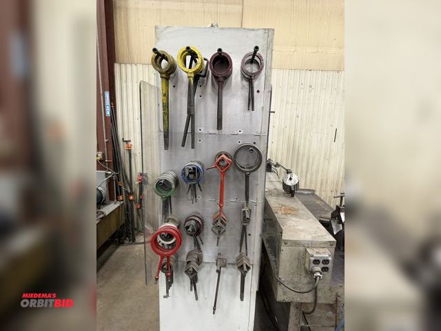 Lot 1-15171 - Lot of assorted custom made square and round ring clamps.