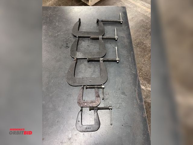 Lot 1-3517 - (5) Small C- Clamps