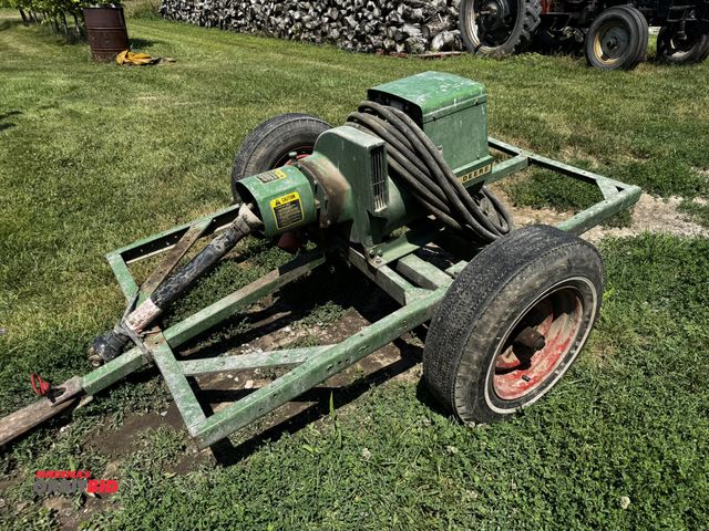 Lot 1-7014 - (1) John Deere 25K PTO generator, single phase, S/N HE737767, approx. 75' of cord, 540 PTO, pin styl...