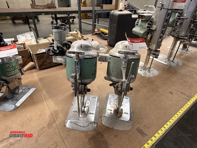 Lot 1-7207 - Lot Of (2) Wolf Blazer  Fabric Cutter 110V, 3600 (Rpm) 2 Amps, 1/4 Hp, 60 Cycle