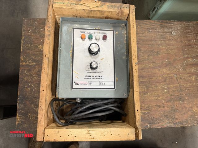 Lot 1-1989 - (1) Magna-Lock Flux-Master, model 2F-15AY2, 150 watt/115V, magnetic chuck control, S/N 104624 (115 D...