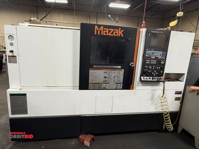 Lot 1-11016 - (1) 2011 Mazak Quick Turn Smart 250 CNC turning center with 10" swing, 3" diameter, 6000 RPM through...