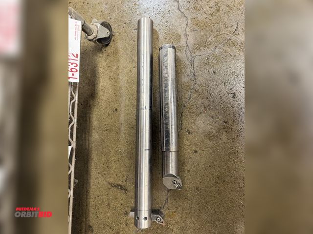 Lot 1-6316 - (2) large indexable boring bars.