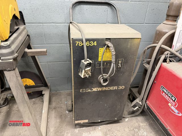 Lot 1-17104 - (1) Esab Side Winder 30 plasma cutter, model S.30, 200/220V, single phase, S/N E52521A18903.