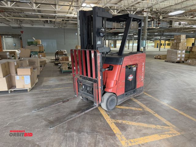 Lot 1-9395 - (1) Raymond, model R40-C40TT, electric stand-on lift truck, 36V, 4000 lb. capacity, 230" max. lift h...