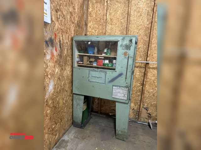Lot 1-14419 - (1) Newbury Industries Injection molder control console cabinet converted to storage, 36" width x 60...