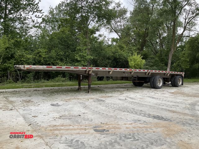 Lot 1-17855 - 1996 East 45’ Aluminum Flatbed Flat Bed Trailer