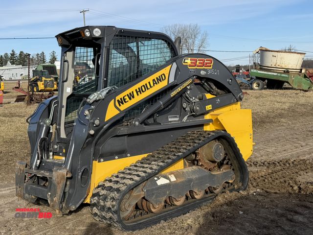Lot 1-11797 - 2022 New Holland C332 Skid Steer  track type skid steer, Product ID # JAF0C332TNM416678, S/N NNM4166...