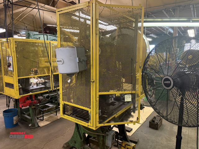Lot 1-18634 - (1) 1965 Bliss #4, 35-ton capacity OBI press, 3" stroke, 120 strokes per minute, 6" shut height, S/N...