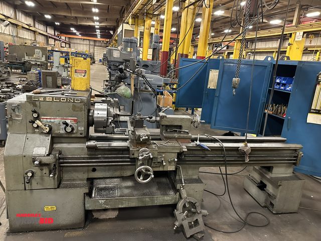 Lot 1-15115 - (1) LeBlond gap bed gear head engine lathe, 40 to 1600 RPM, 20" swing, 80" center to center taper at...