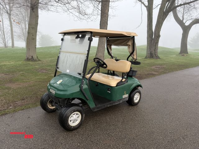 Lot 1-19338 - (1) 2015 E-Z-Go golf cart with a Kawasaki gas engine, includes canopy, ball cover, club cover, fold-...
