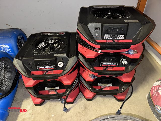 Lot 1-334 - Lot of (5) AirMax Phoenix radial air movers, (120V, single phase input).