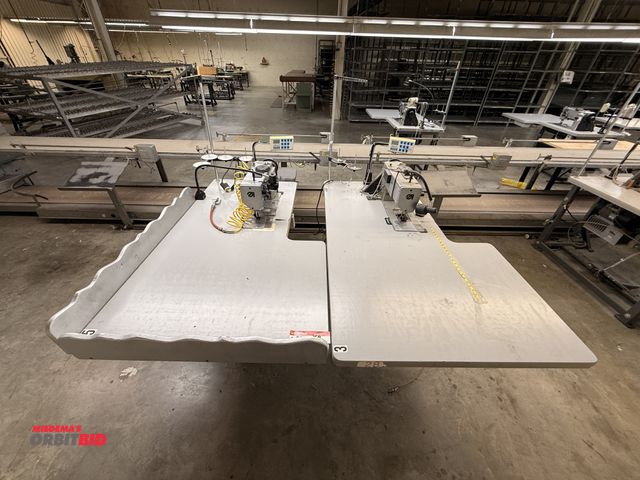 Lot 1-7217 - Lot Of (2) Durkopp Adler Sewing Machine Equipped W/ Elka V 720 Digital Display; Foot Pedal Operation...