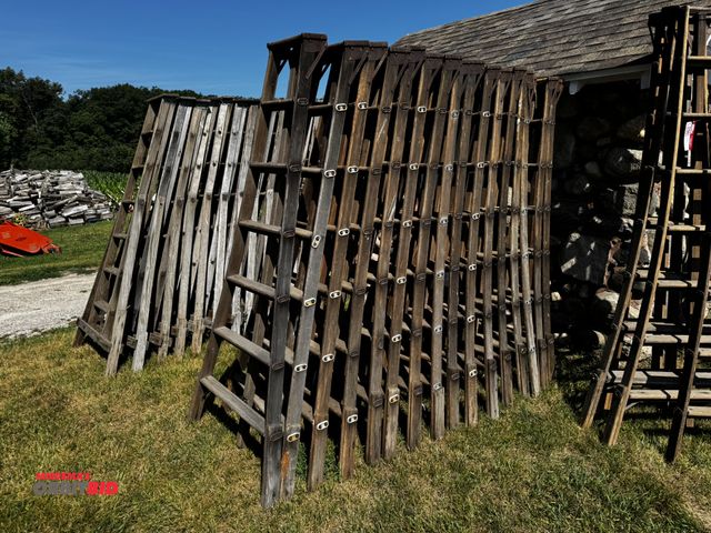Lot 1-6982 - Lot of (16) 7' orchard ladders.