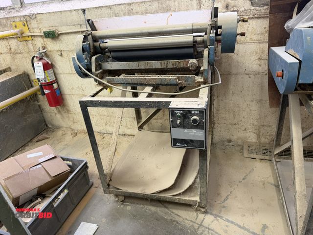 Lot 1-16118 - (1) Schaefer, model 18TLC, cementer machine, S/N 22957, with a Motor Master 20,000 Series speed cont...