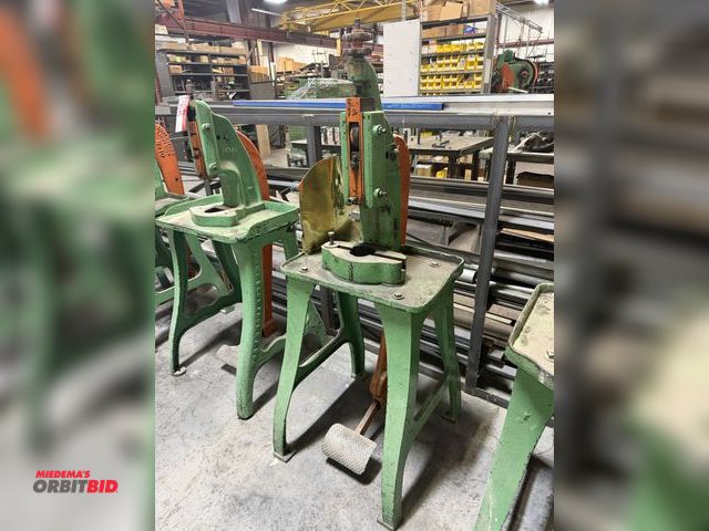 Lot 1-18547 - (1) Royersford #10 Excelsior #10 kick press, approx. 2.5-ton, soft steel up to 1/2" thick.