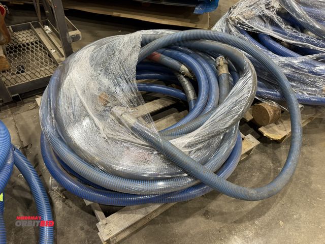 Lot 1-18673 - (1) skid of assorted 2" hard hose with banjo style clamps, assorted lengths.