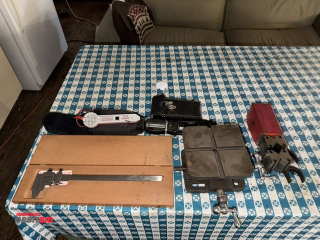 Lot 1-4795 - (1) Starrett 12" caliper, (1) Progressive Electronics inductive amplifier, model 200 EP, (1) Amprobe...